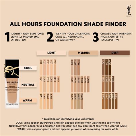 ysl foundation bd65|ysl all hours shade finder.